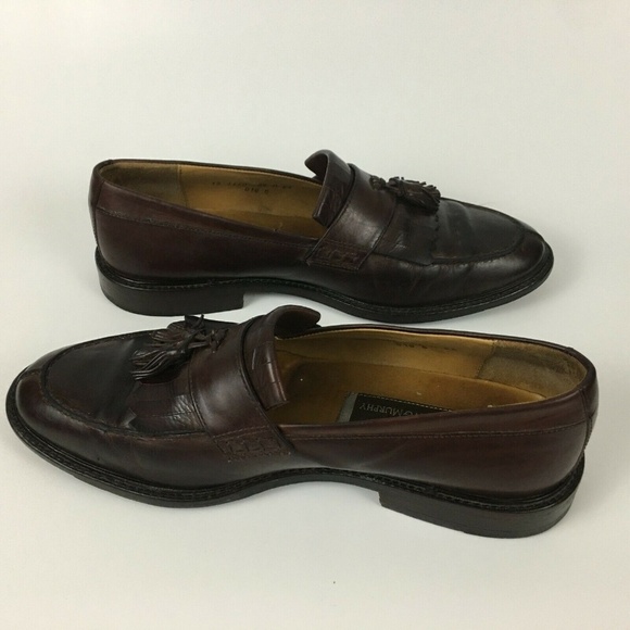 Johnston & Murphy Mens Loafers Size 9.5 Brown Tass - Picture 6 of 8